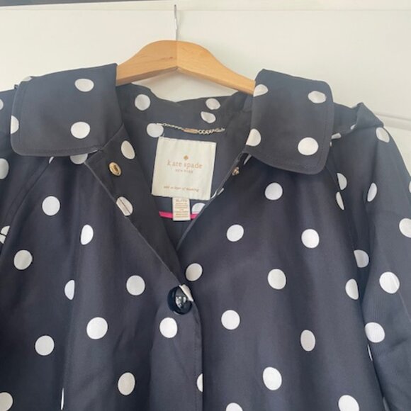 Kate Spade Polka Dot Raincoat - Picture 2 of 3